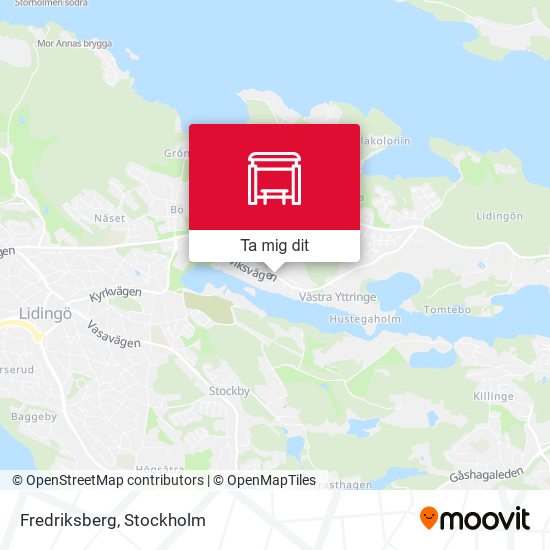 Fredriksberg karta