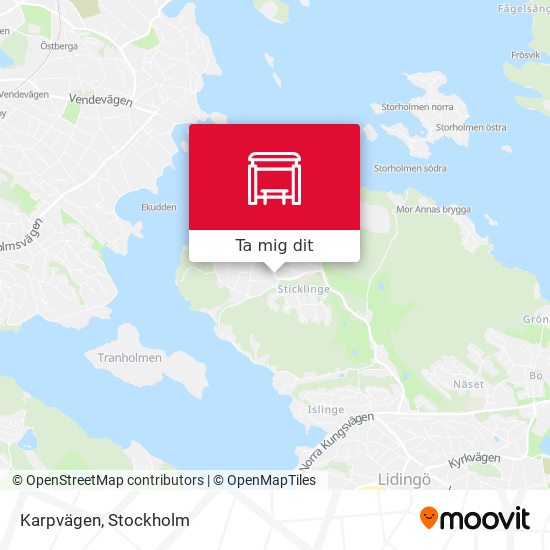 Karpvägen karta