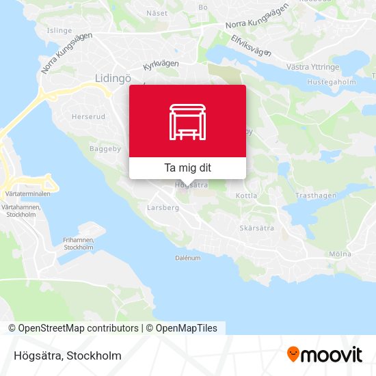Högsätra karta