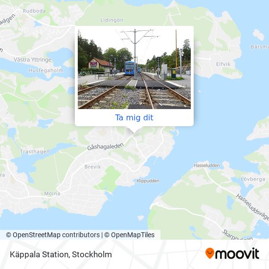 Käppala Station karta