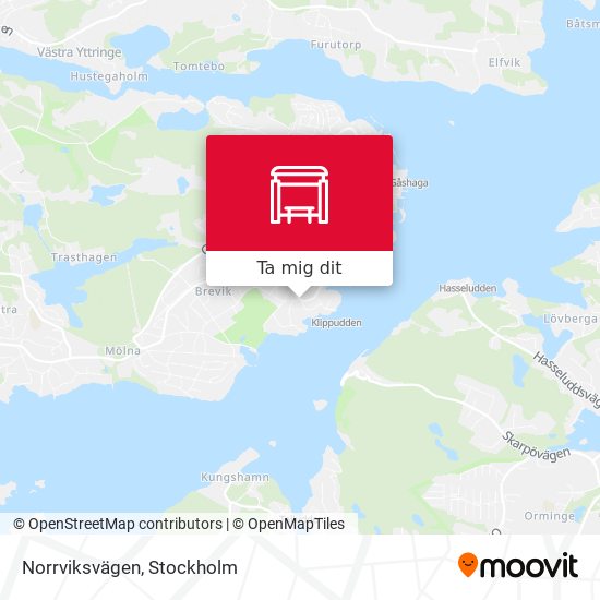 Norrviksvägen karta