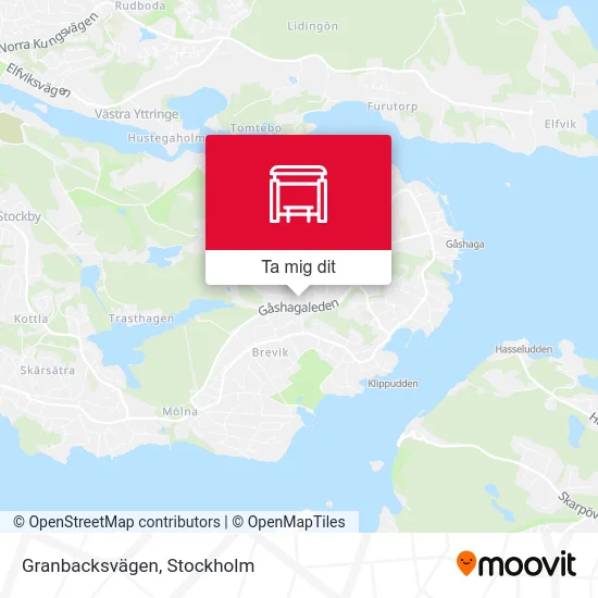 Granbacksvägen karta