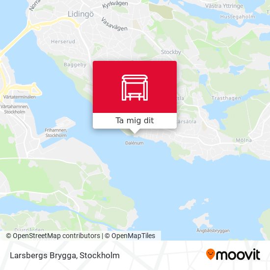 Larsbergs Brygga karta