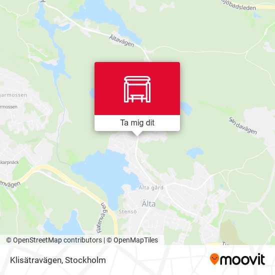 Klisätravägen karta