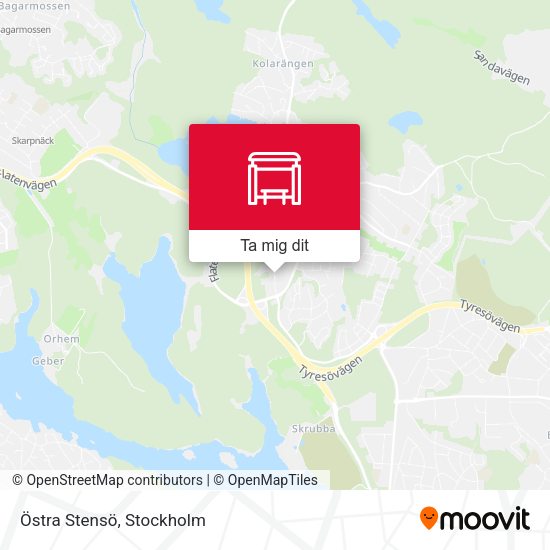 Östra Stensö karta