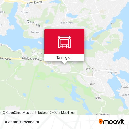 Ålgatan karta