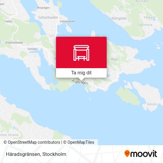Häradsgränsen karta