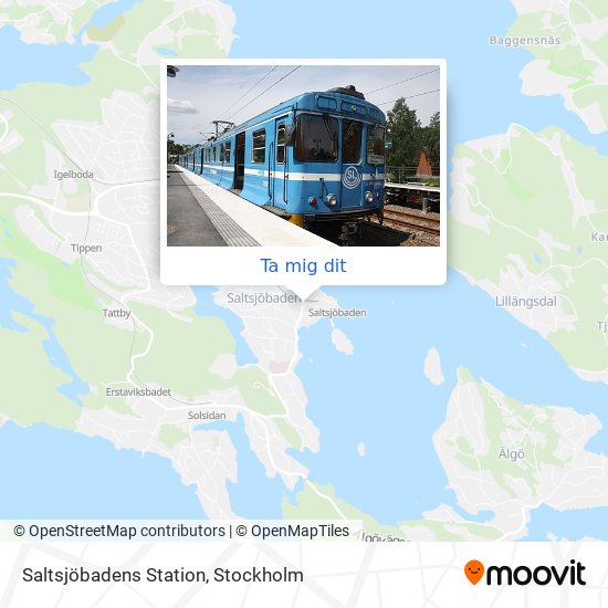 Saltsjöbadens Station karta