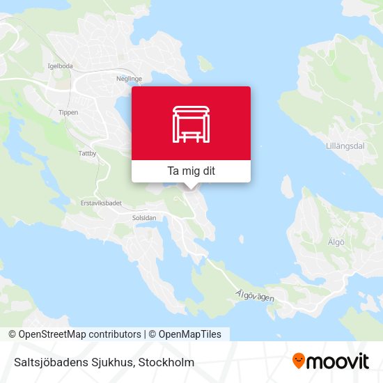 Saltsjöbadens Sjukhus karta