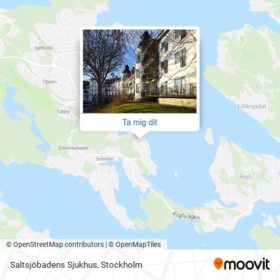 Saltsjöbadens Sjukhus karta