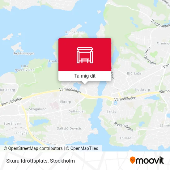 Skuru Idrottsplats karta