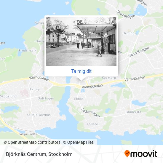 Björknäs Centrum karta