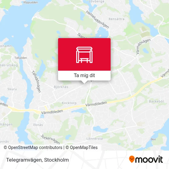 Telegramvägen karta