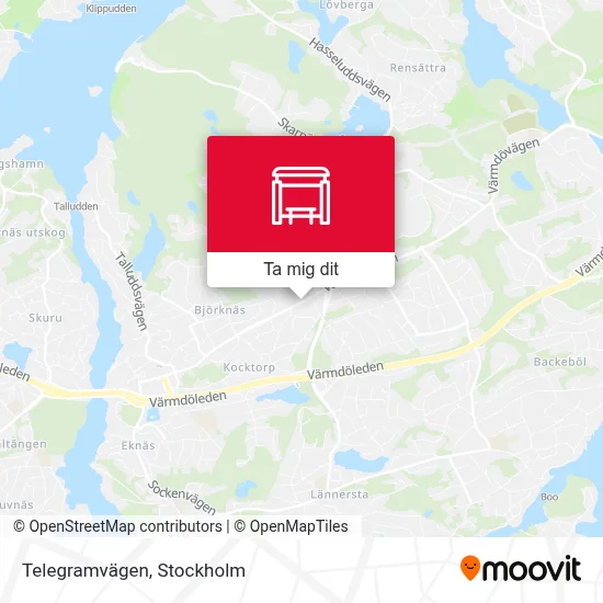 Telegramvägen karta