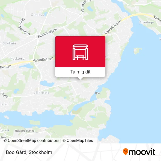 Boo Gård karta