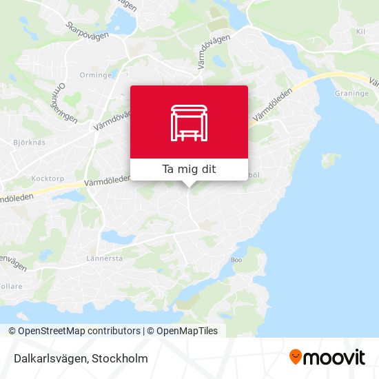 Dalkarlsvägen karta