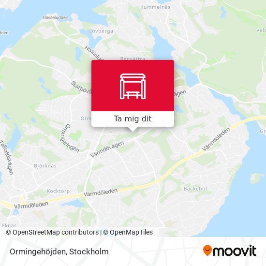 Ormingehöjden karta