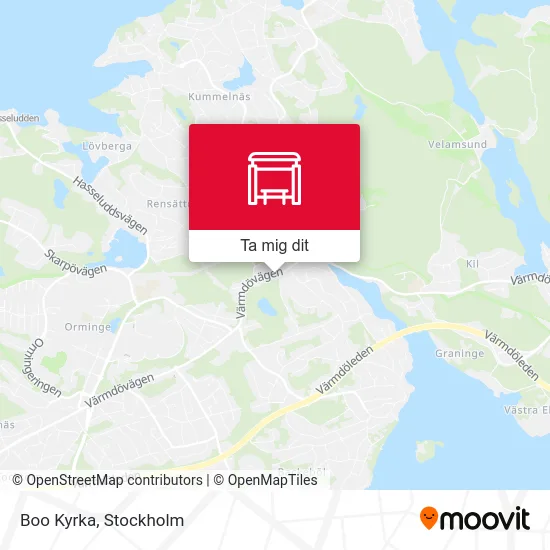 Boo Kyrka karta