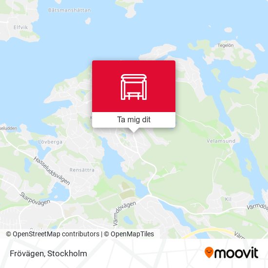 Frövägen karta