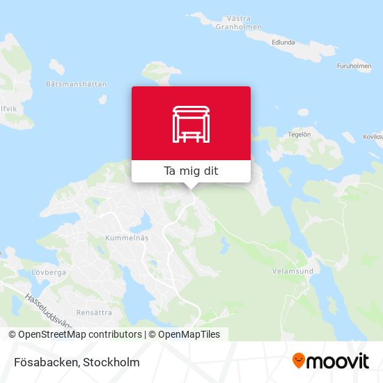 Fösabacken karta