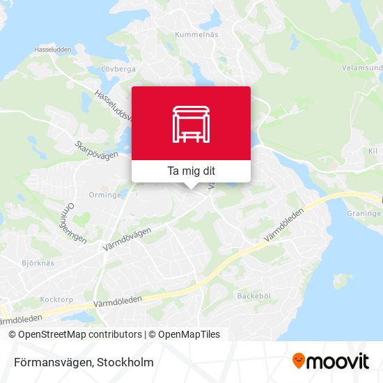 Förmansvägen karta