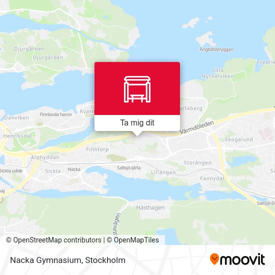 Nacka Gymnasium karta