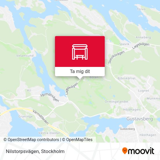 Nilstorpsvägen karta