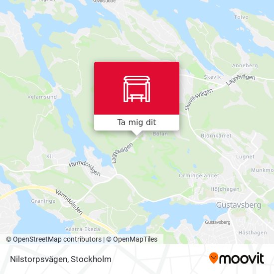 Nilstorpsvägen karta