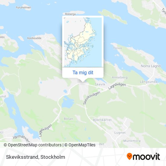 Skeviksstrand karta