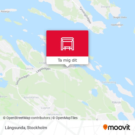 Långsunda karta