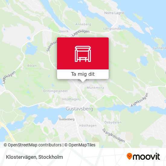 Klostervägen karta