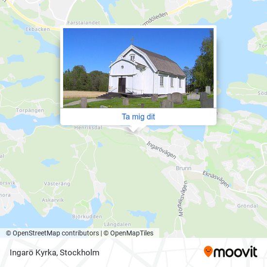 Ingarö Kyrka karta