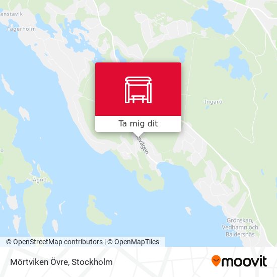 Mörtviken Övre karta