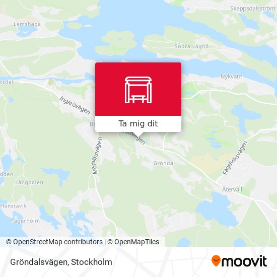 Gröndalsvägen karta