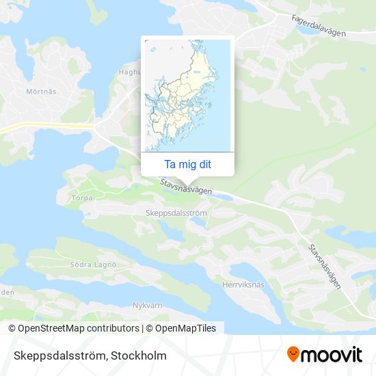 Skeppsdalsström karta