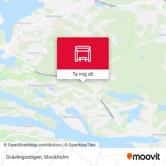 Grävlingsstigen karta