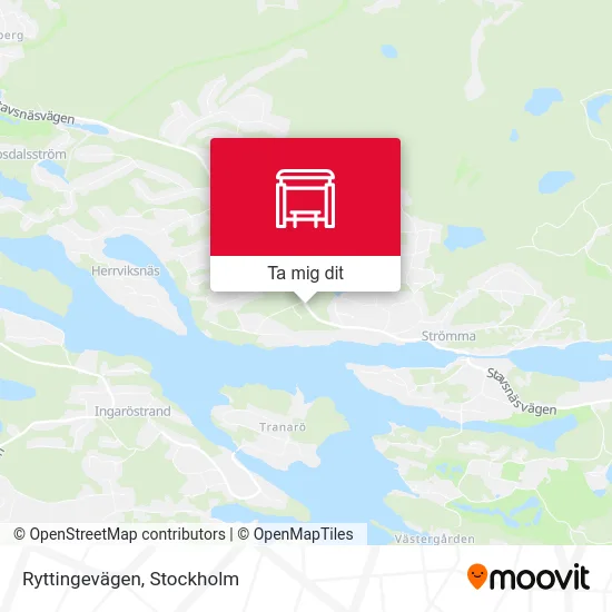 Ryttingevägen karta