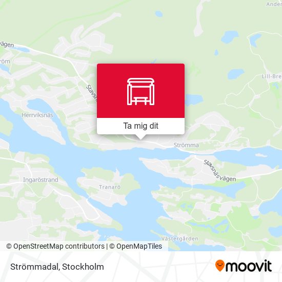 Strömmadal karta