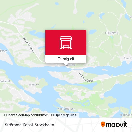 Strömma Kanal karta