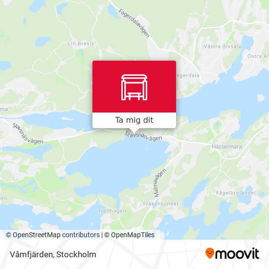 Våmfjärden karta