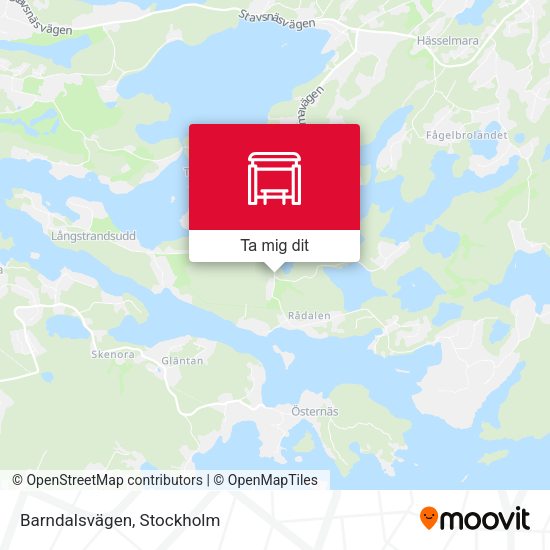 Barndalsvägen karta