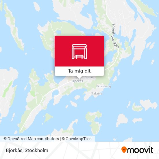 Björkås karta