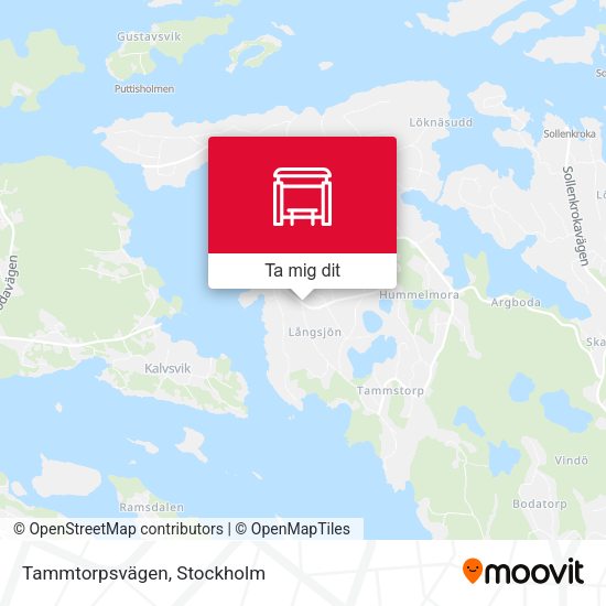 Tammtorpsvägen karta