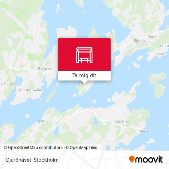 Djurönäset karta