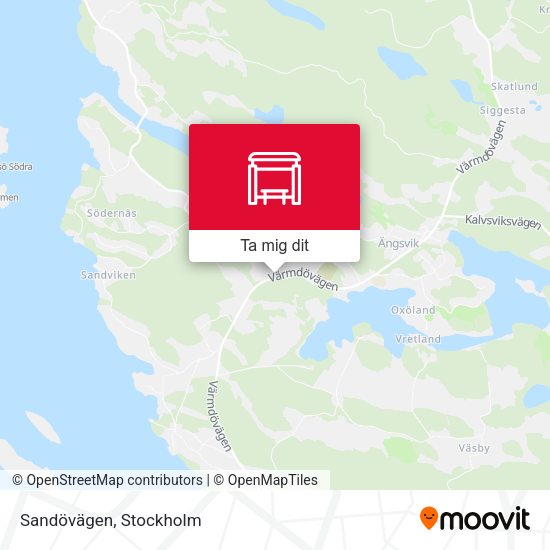 Sandövägen karta