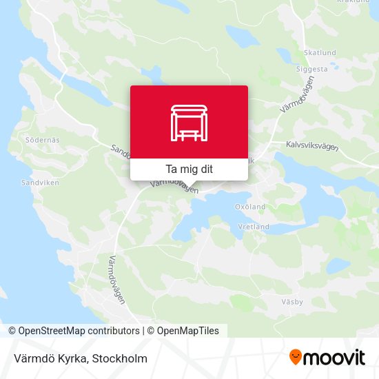 Värmdö Kyrka karta
