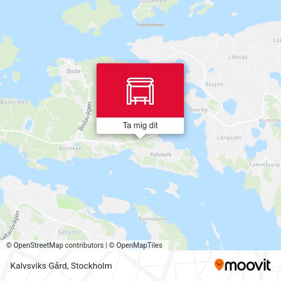 Kalvsviks Gård karta