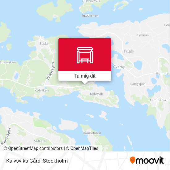 Kalvsviks Gård karta