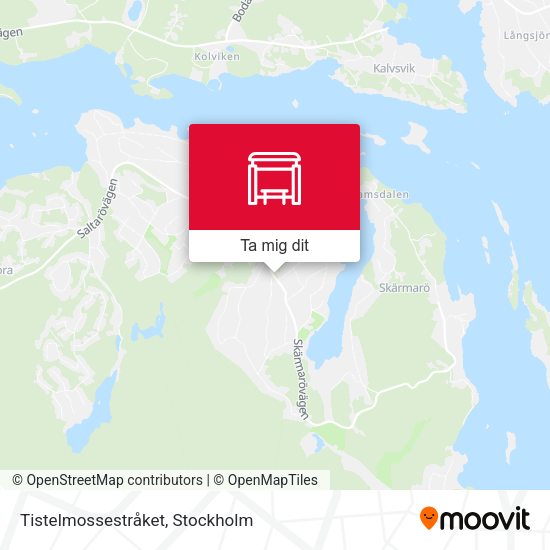 Tistelmossestråket karta