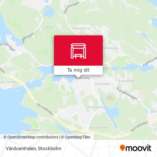 Vårdcentralen karta